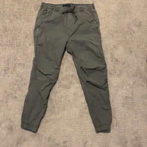 Grey Cargo Joggers